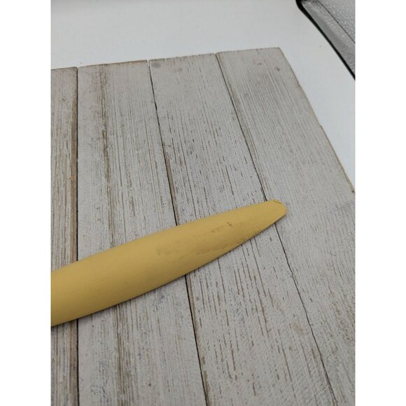 Tupperware Yellow Lot of 2 Salad Spoons Sporks Serving Utensil 12" - Picture 9 of 9